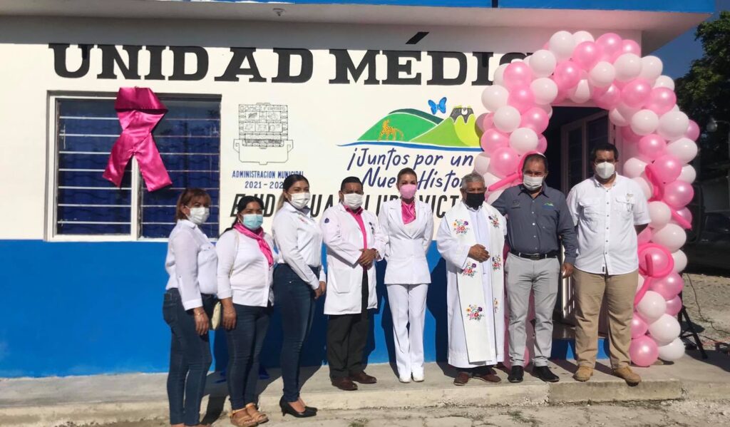 Me siento muy contento el día de hoy por haber inaugurado en el ejido Guadalupe Victoria la rehabilitacion de una de las unidades médicas que existen en nuestro municipio