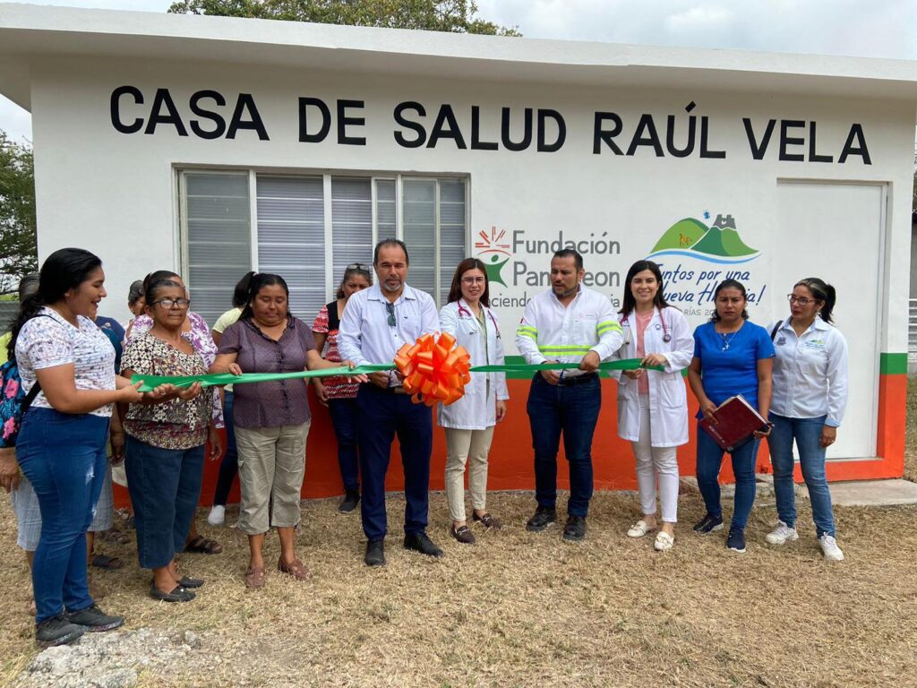Llevamos acabo la reinauguración de la casa de Salud en el poblado Raúl Vela García (Las Adelas).