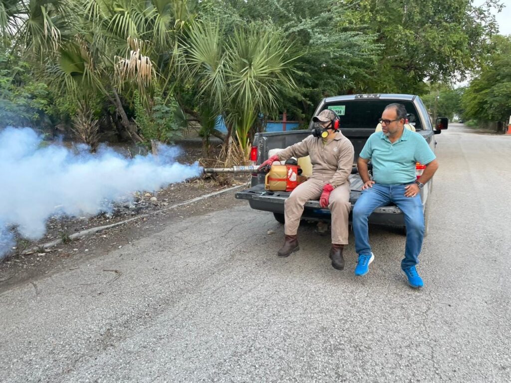 La salud es prioridad en mi gobierno, por ello, como una medida preventiva estaremos fumigando todas las colonias y comunidades de Gómez Farías