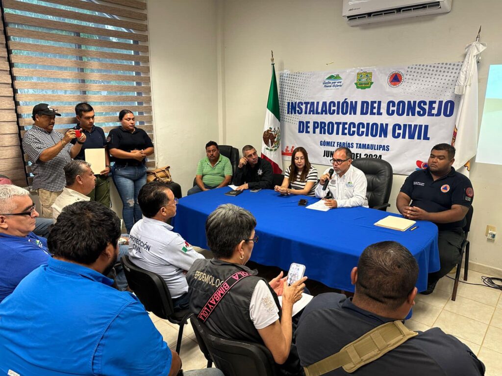 Instalamos el Consejo de Protección Civil de Gómez Farías