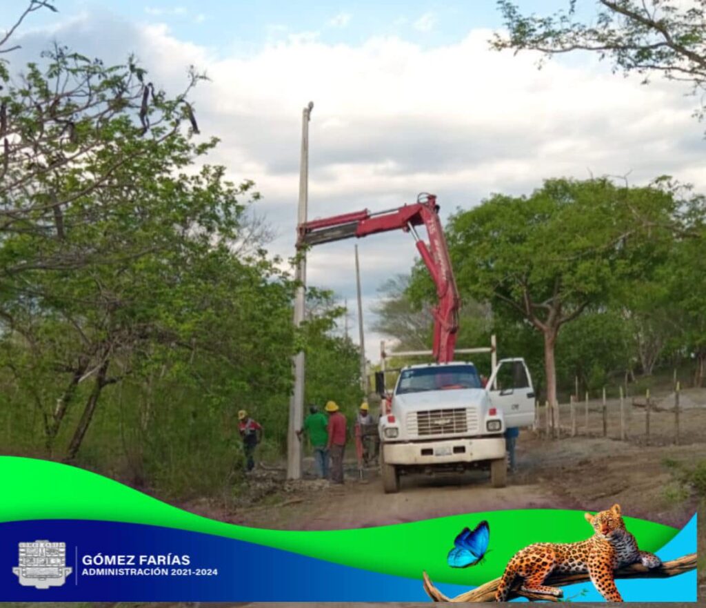 Llevamos acabo una obra más para una de las comunidades de nuestro municipio