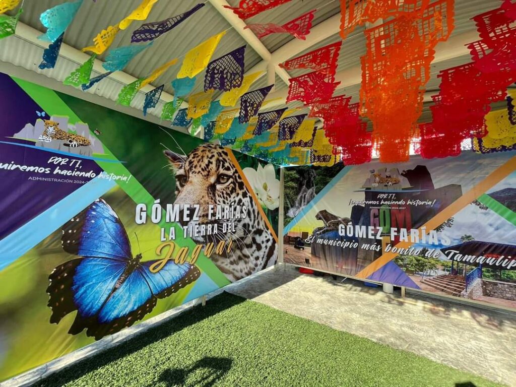 Poco a poco está quedando listo nuestro stand en la Feria Tamaulipas