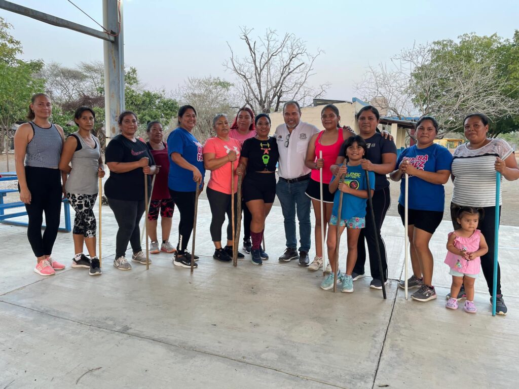 Un gusto haber saludado a la clase de zumba del ejido Plan de Guadalupe