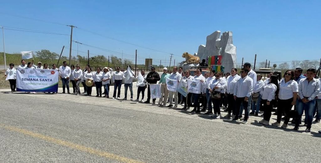 Por unas vacaciones de Semana Santa seguras y en paz, dimos el banderazo de inicio al Operativo de Seguridad