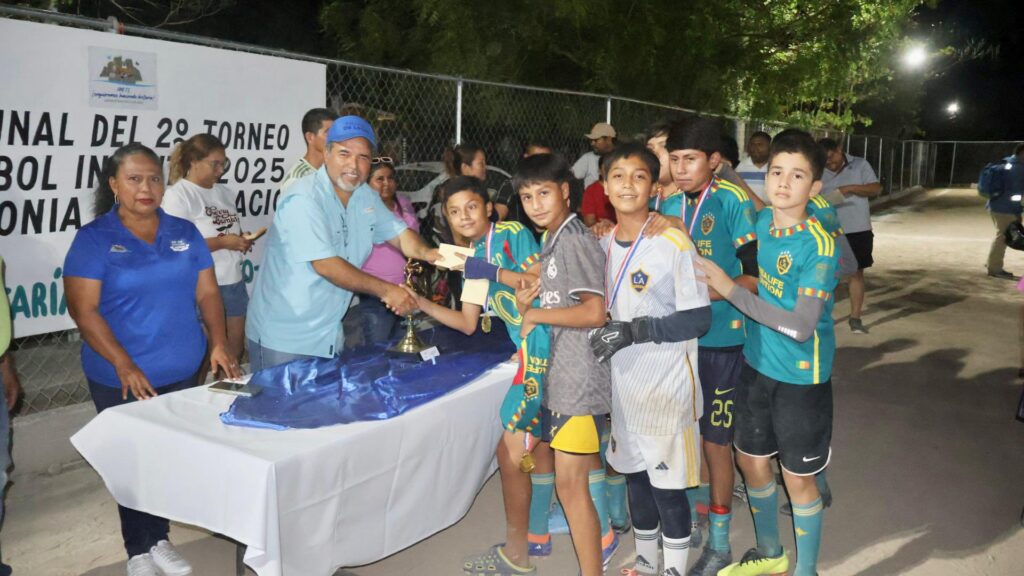 ¡Llevamos acabo una final más de la Liga Municipal de Fútbol Infantil!