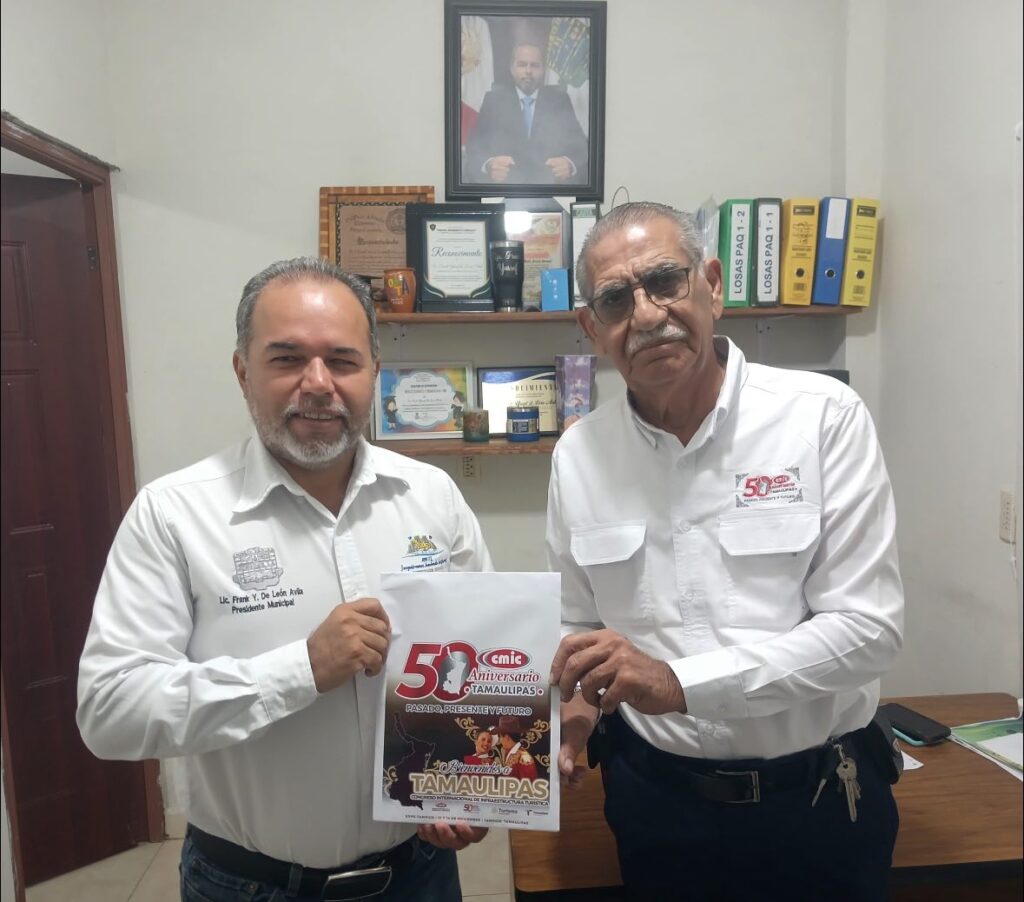 Un gusto saludar al ing. Manuel Salomón, presidente de la delagacion El Mante de la Cámara Mexicana de la Industria de la Construcción