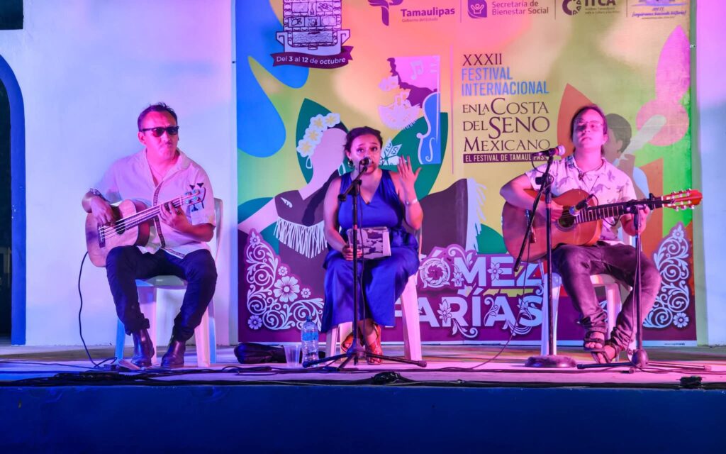 Otra tarde más llena de arte, música y cultura en el marco del Festival Internacional En la Costa del Seno Mexicano