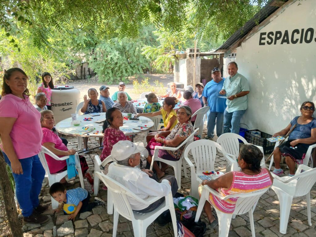 Un gusto saludar a todos nuestros abuelitos del comedor comunitario del poblado 601