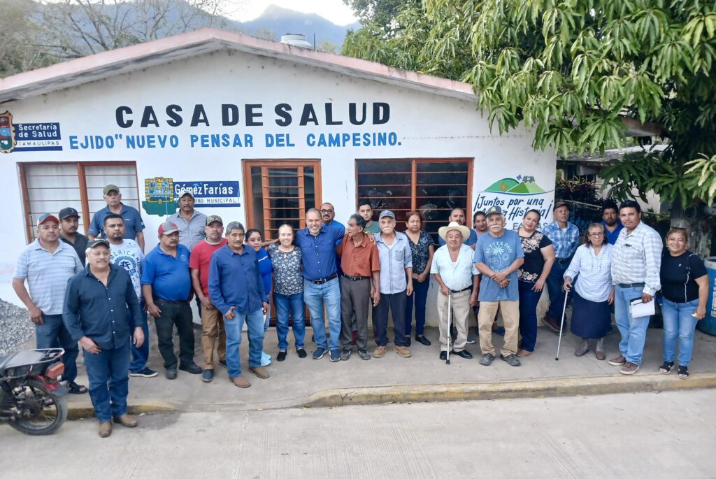 Feliz y contento por la productiva reunión sobre todo lo que viene para el ejido Nuevo Pensar del Campesino