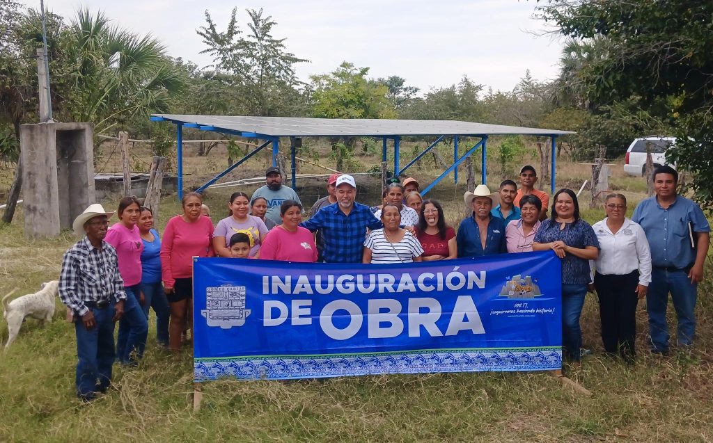 ¡Una obra más en el ejido Américo Villarreal!