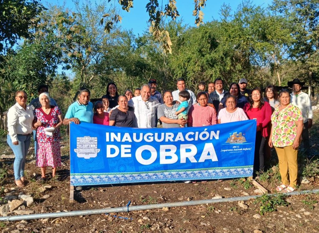 En la colonia El Pedregal inauguramos la ampliación de la red de agua potable