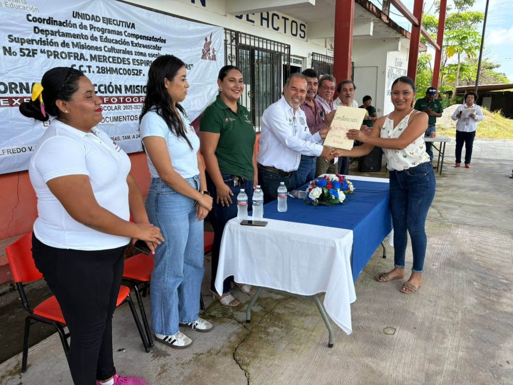 Agradecido con la invitación a la Jornada de Acción Misionera en el ejido Alfredo V. Bonfil