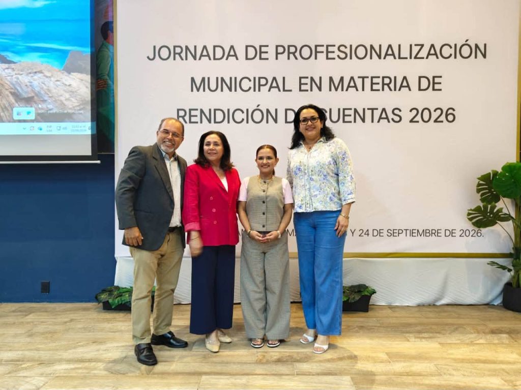 Presentes en la Jornada de Profesionalización Municipal en Materia de Rendición de Cuentas 2026